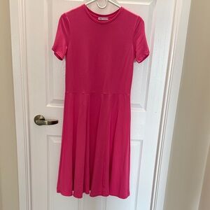 Zara Vibrant Pink Casual Kids Dress
